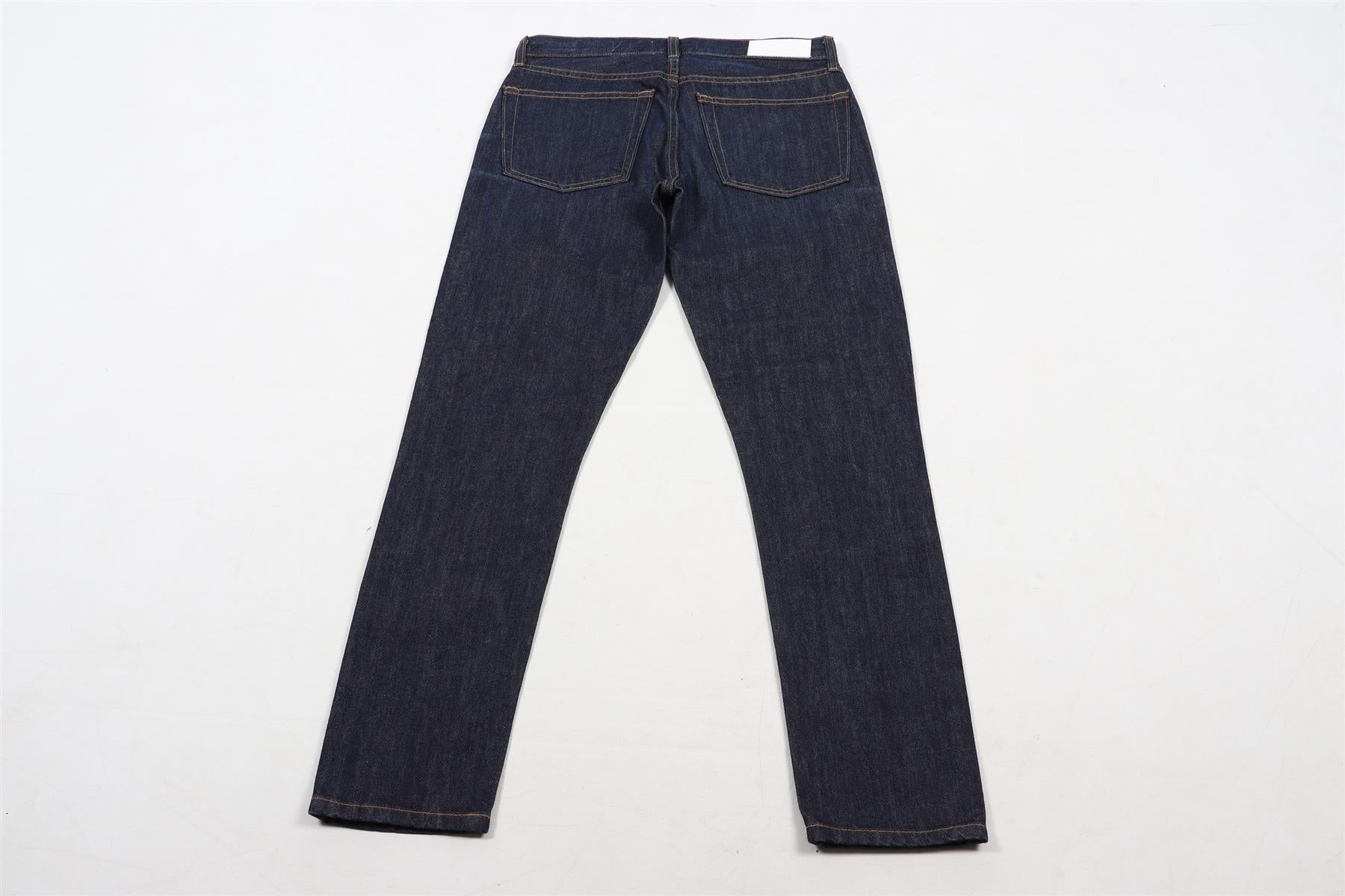 RE/DONE BLUE HIGH RISE STRAIGHT LEG JEANS W27 UK 8-10