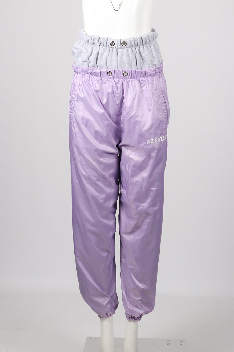 NATASHA ZINKO SHELL AND COTTON PANTS SMALL