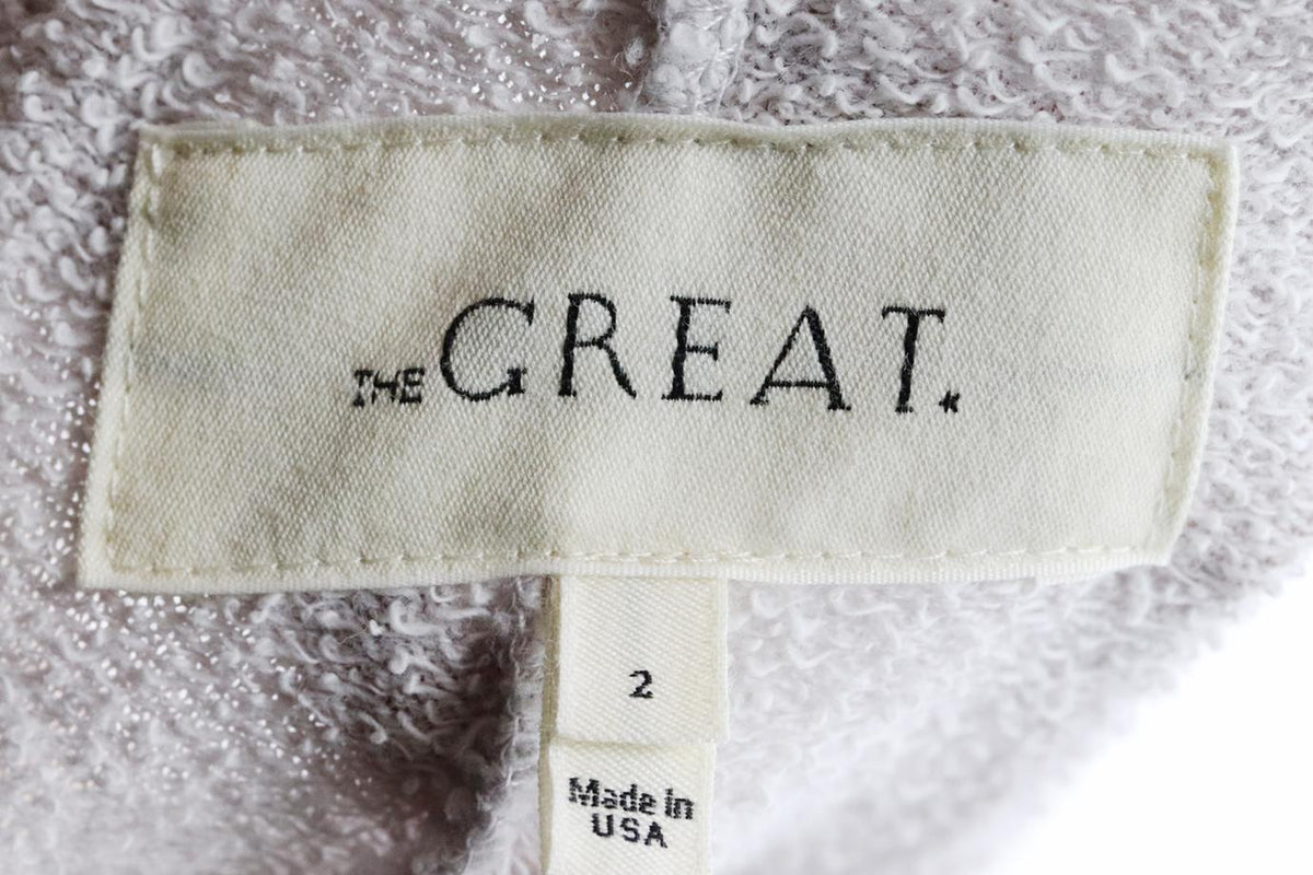 THE GREAT EMBROIDERED COTTON JERSEY TRACK PANTS UK 10