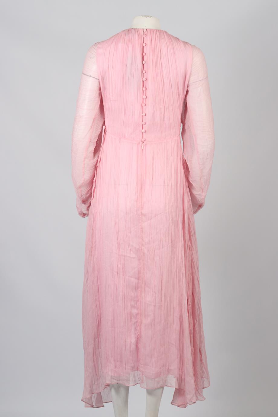 PREEN BY THORNTON BREGAZZI CHIFFON MAXI DRESS SMALL