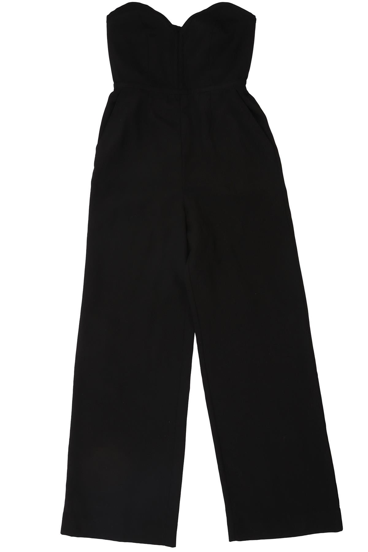 MARA HOFFMAN BLACK TENCEL JUMPSUIT US 0 UK 4