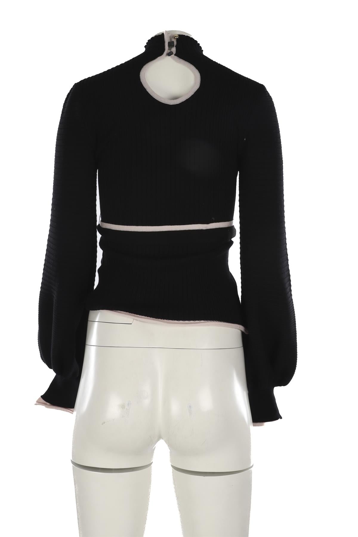 ROKSANDA BLACK WOOL TOP SMALL