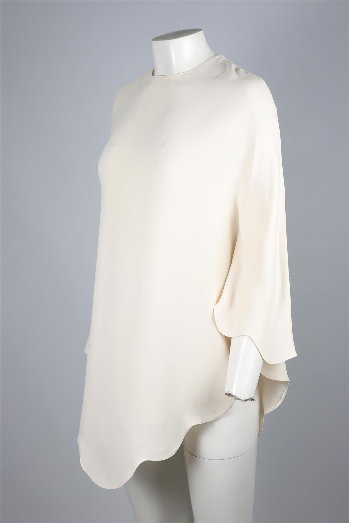 VALENTINO IVORY SILK TOP IT 38 UK 6