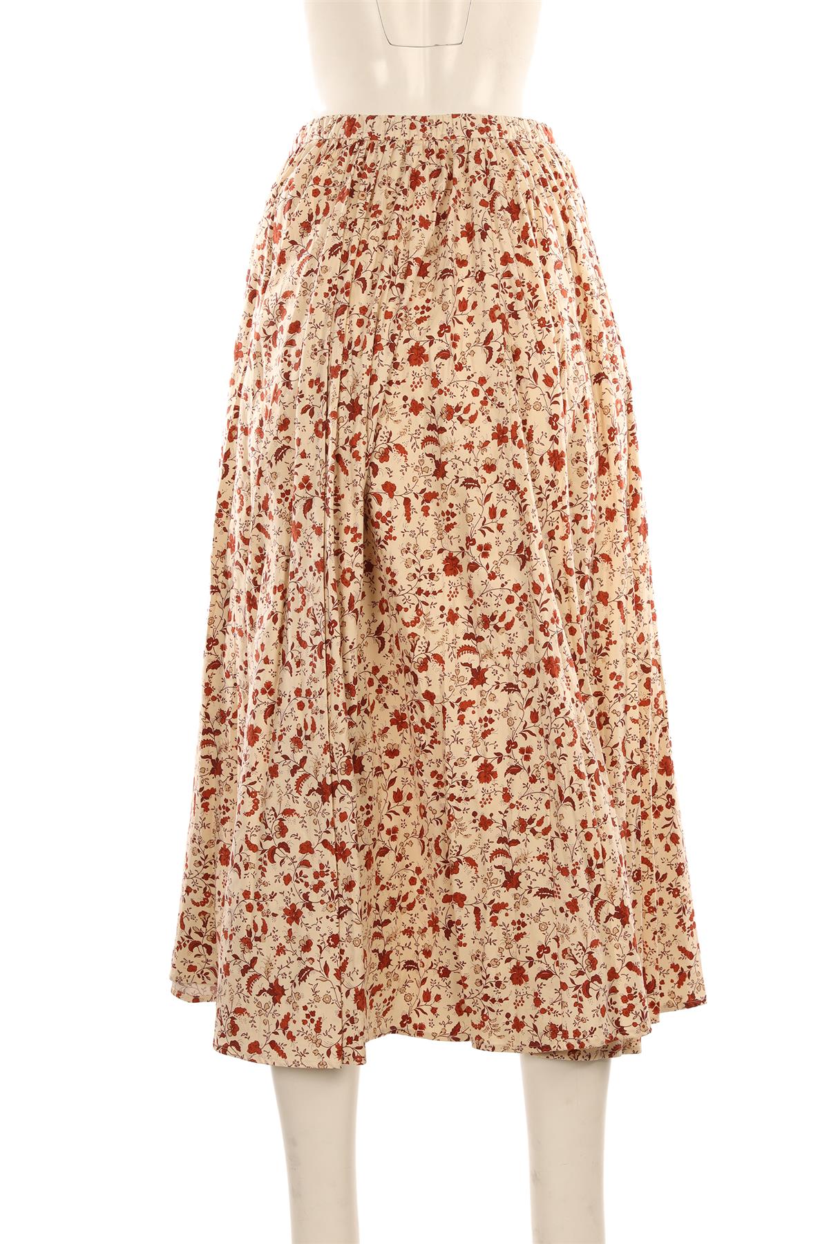 REFORMATION + KACEY MUSGROVES MULTI COTTON MAXI SKIRT US 2 UK 6