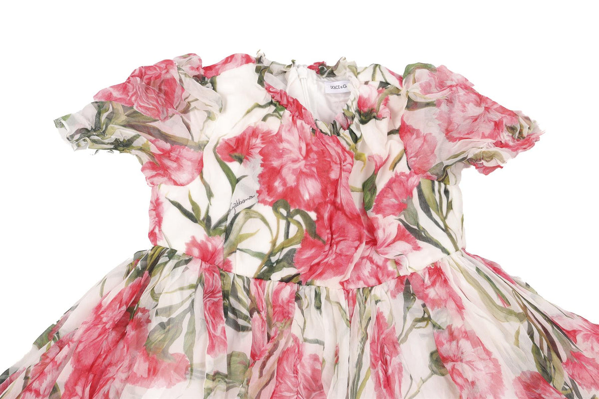 DOLCE & GABBANA PINK BABY GIRLS DRESS 18-24 MONTHS
