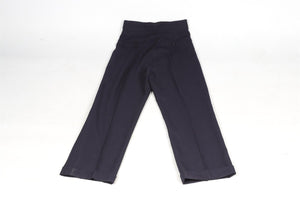 JACQUEMUS NAVY WOOL STRAIGHT LEG PANTS FR 34 UK 6