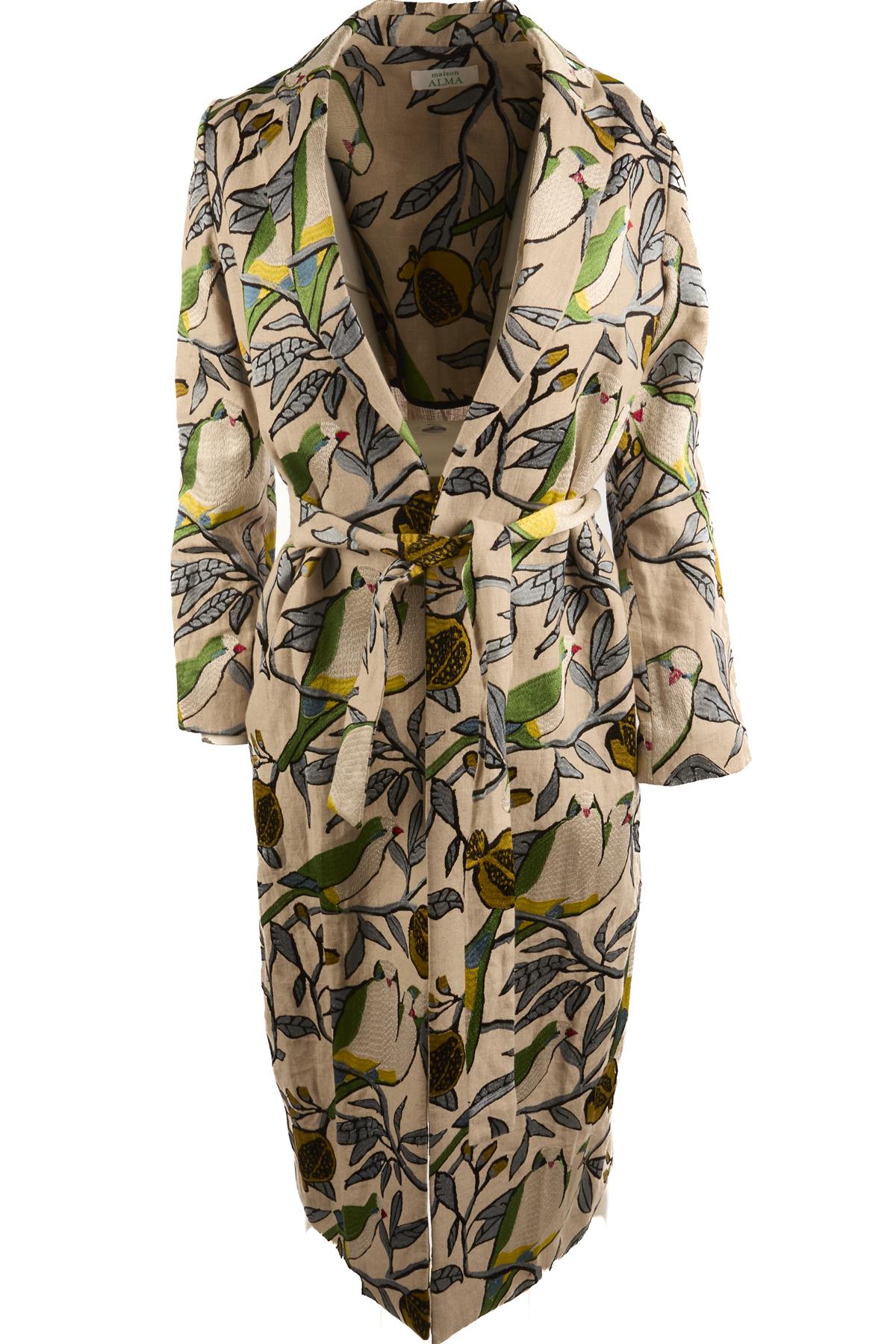 MAISON ALMA MULTI CANVAS COAT SMALL