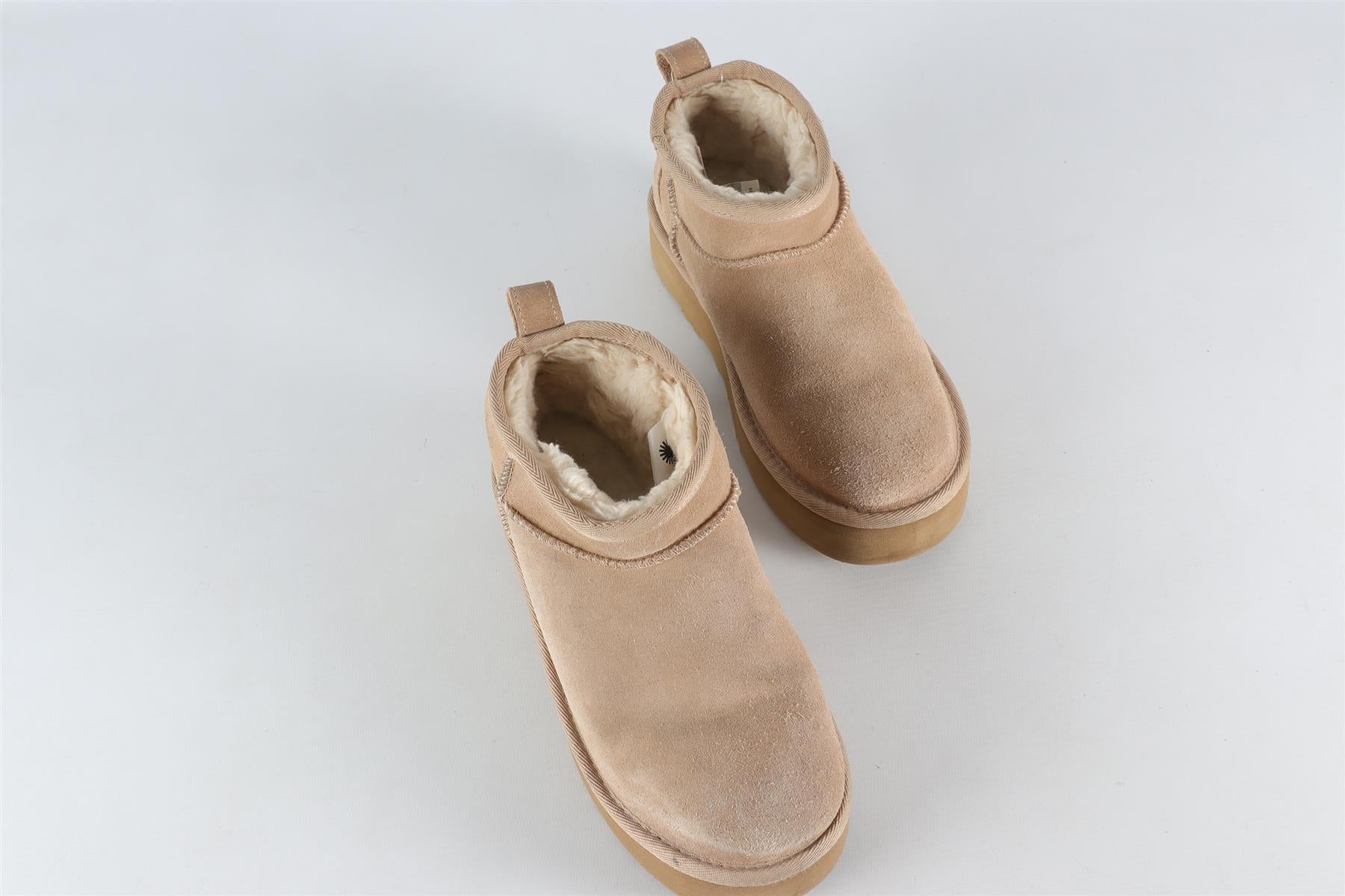 UGG BEIGE ANKLE BOOTS EU 36 UK 3 US 4