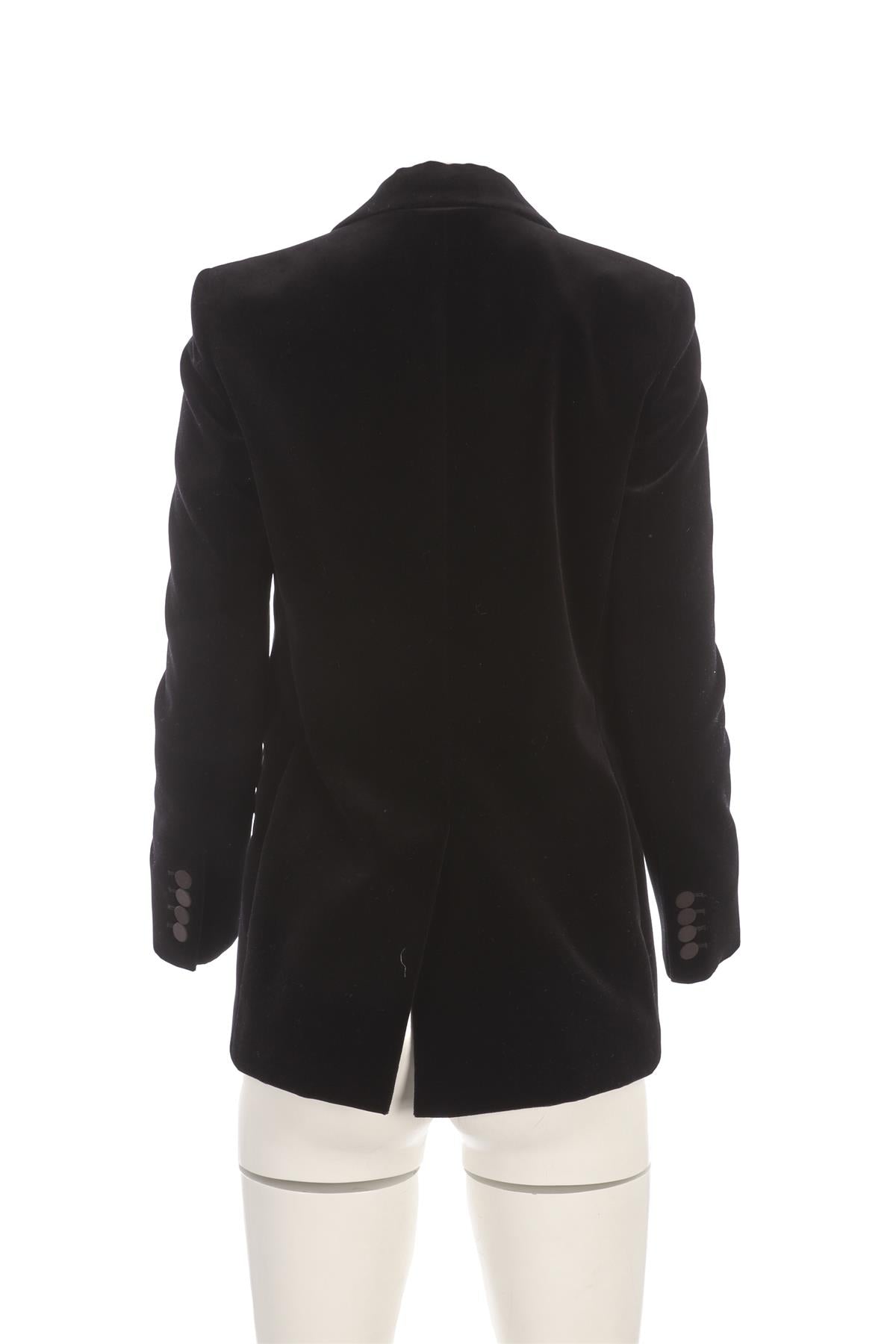 BLAZÉ MILANO BLACK VELVET BLAZER UK 6