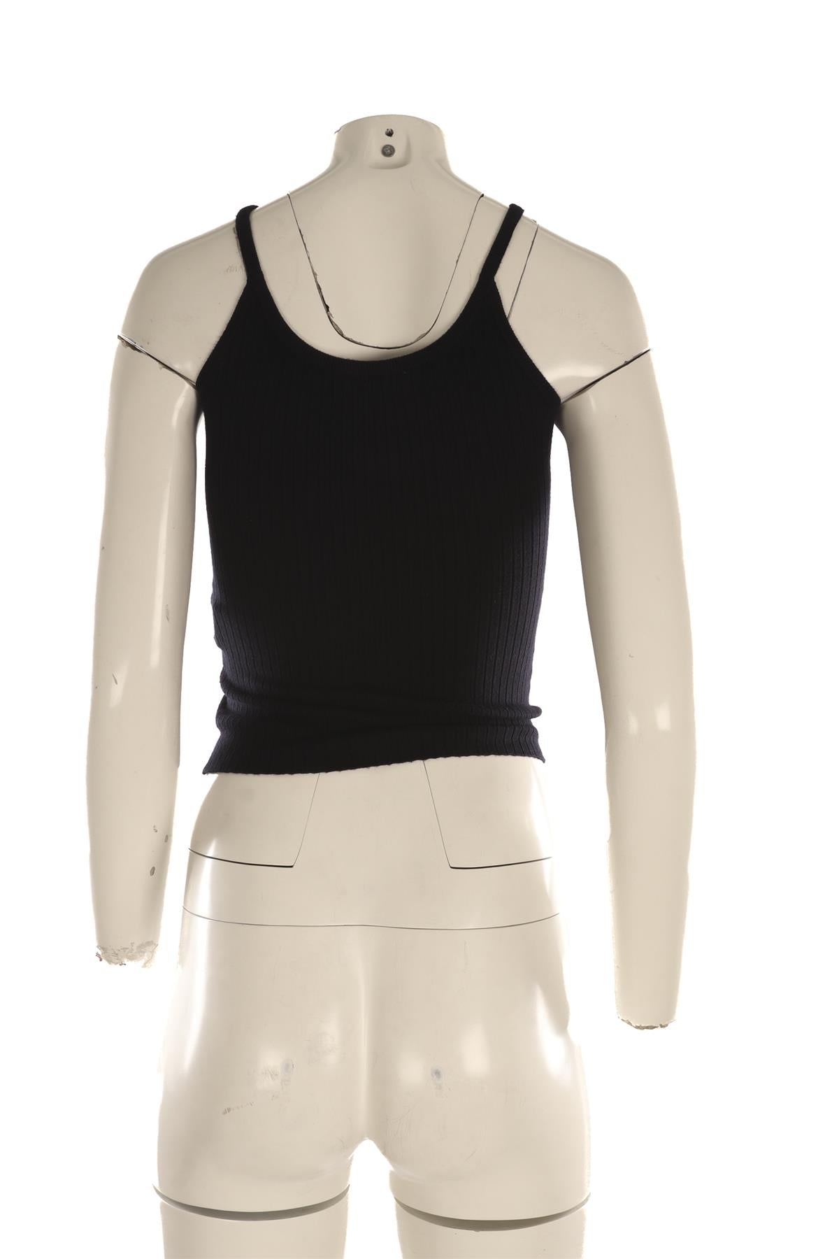 SPORTY & RICH NAVY JERSEY TOP SMALL