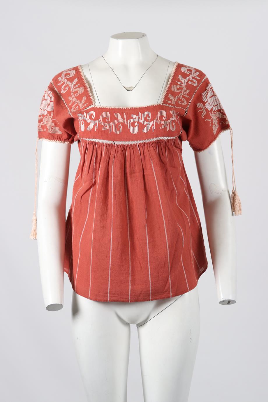ULLA JOHNSON COTTON TOP US 2 UK 6
