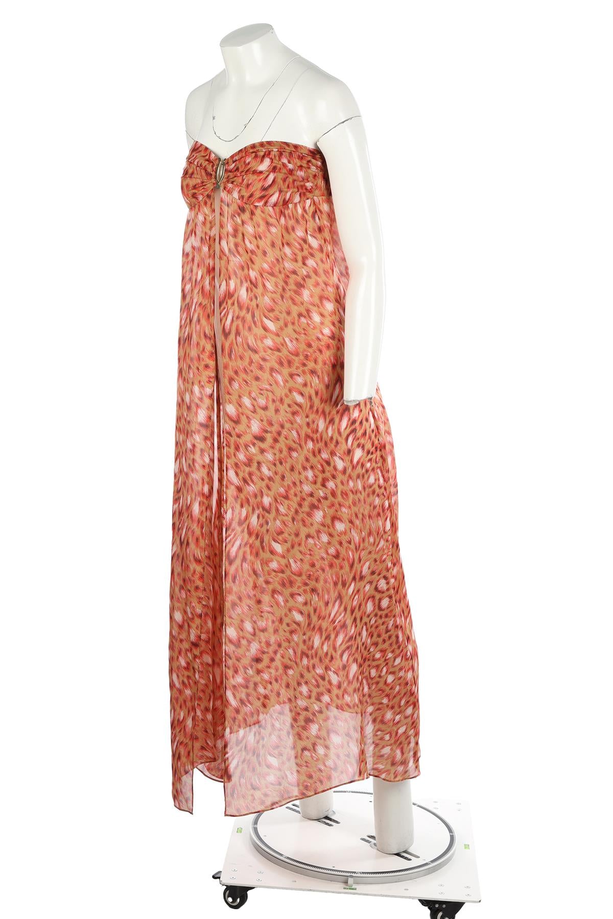 MELISSA ODABASH MULTI SILK KAFTAN SMALL