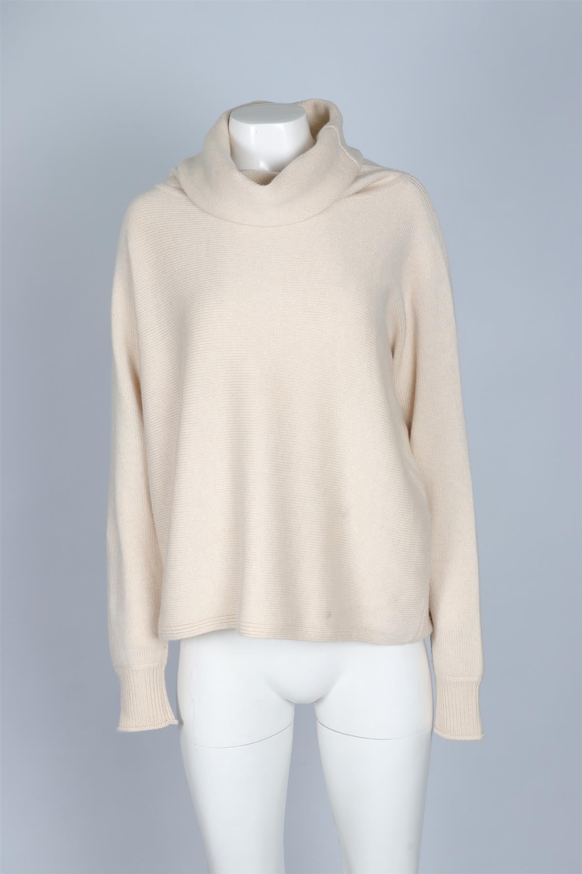 SONIA RYKIEL CREAM CASHMERE SWEATER LARGE
