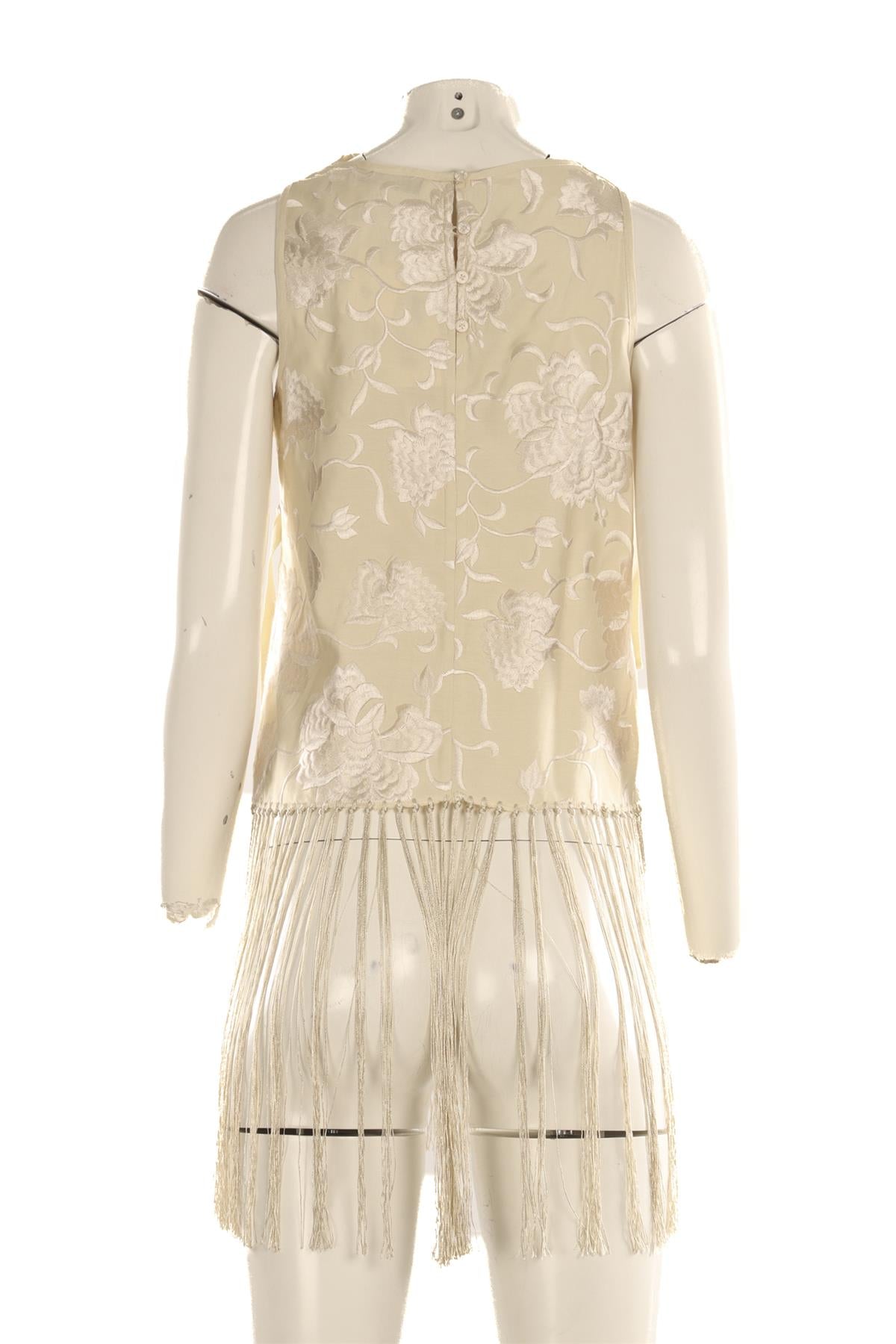 SEA NEW YORK IVORY SATIN TOP XXS
