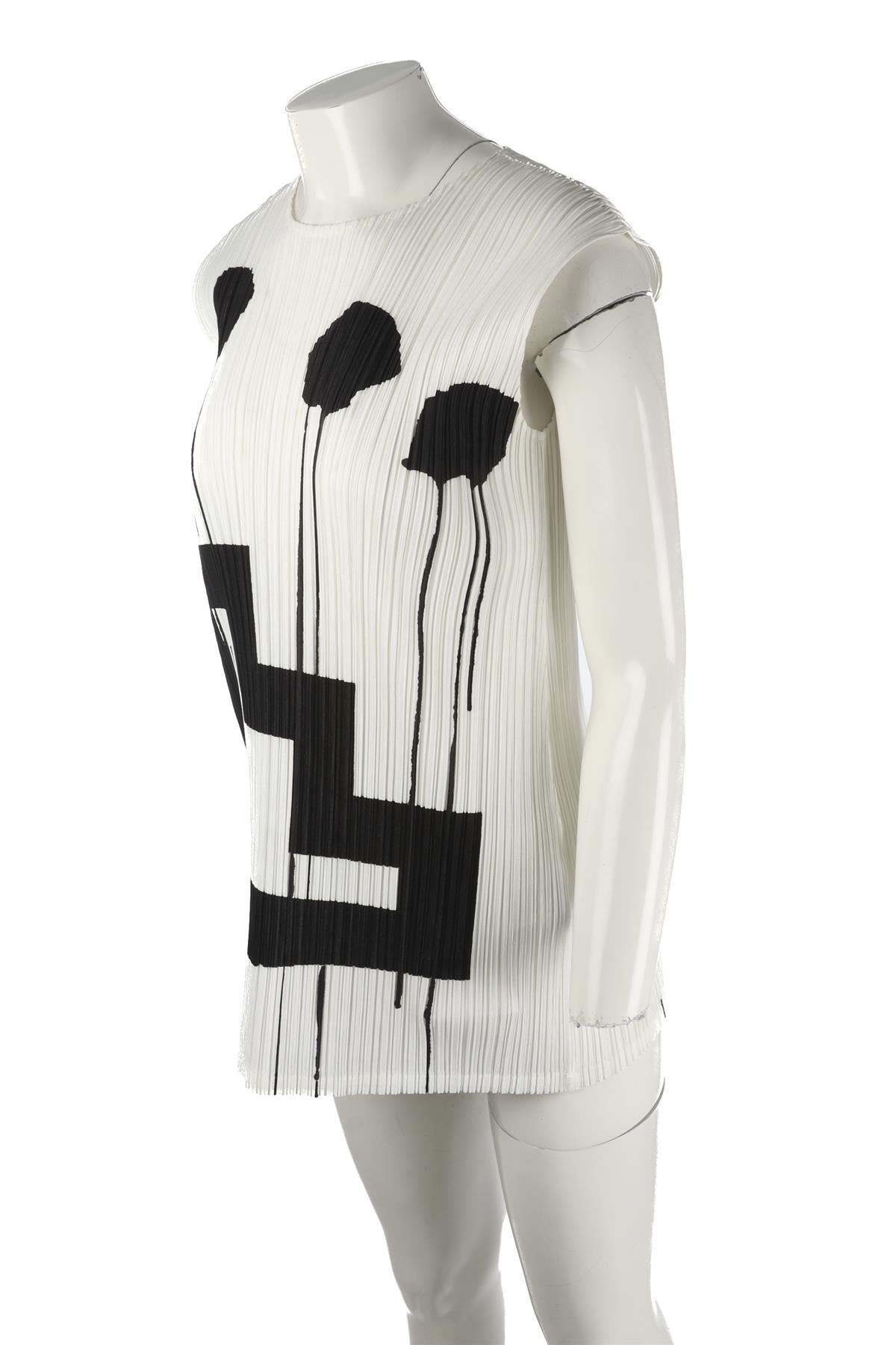 ISSEY MIYAKE + IKKO TANAKA IVORY TOP JP 3 UK 8