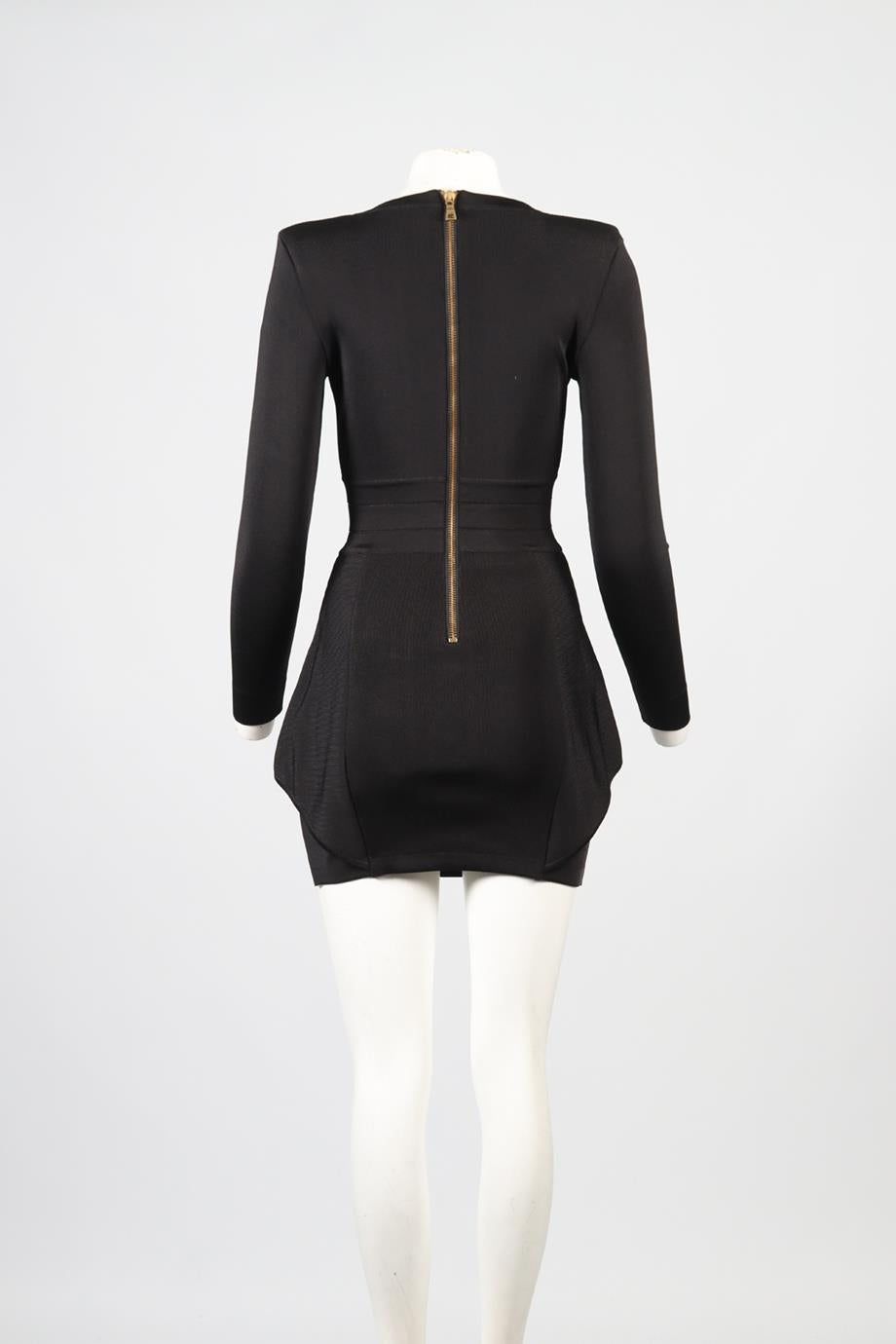 BALMAIN KNIT MINI DRESS FR 36 UK 8