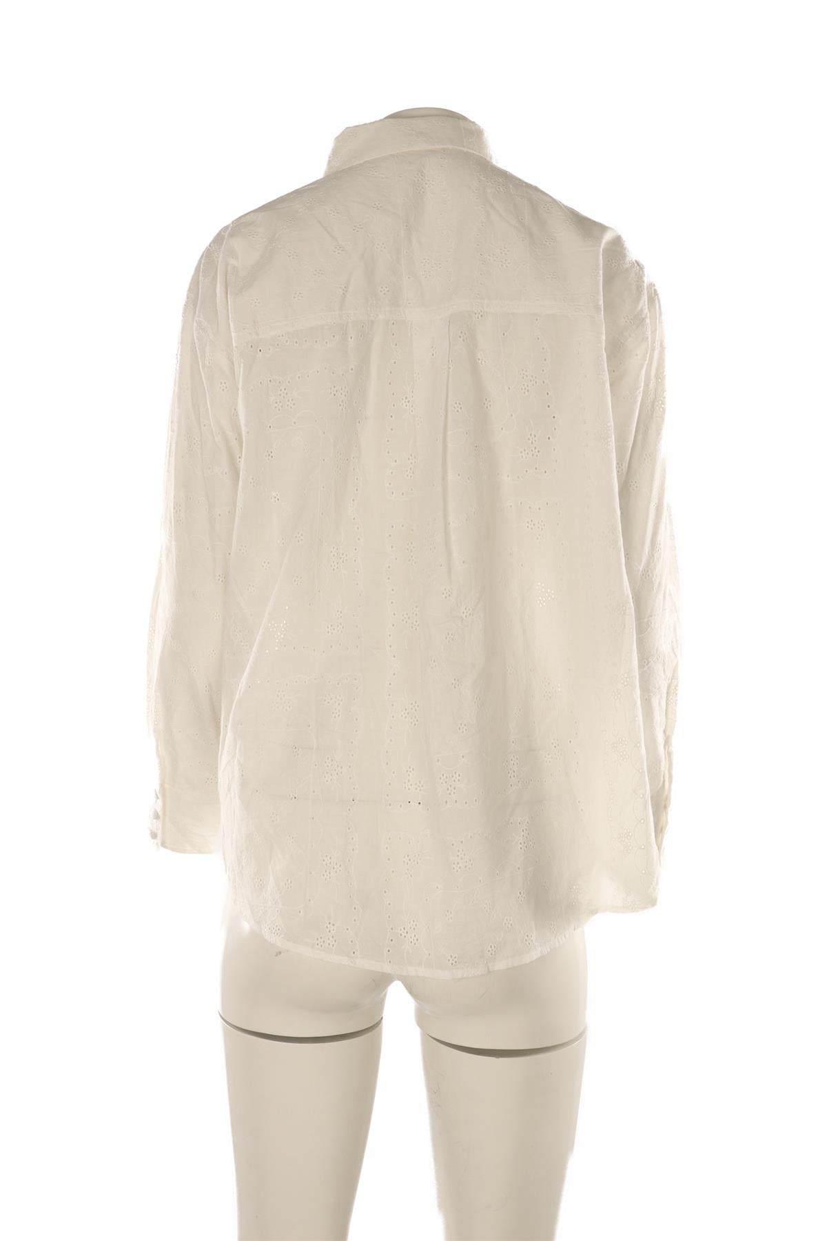 FOR LOVE & LEMONS WHITE COTTON SHIRT XSMALL
