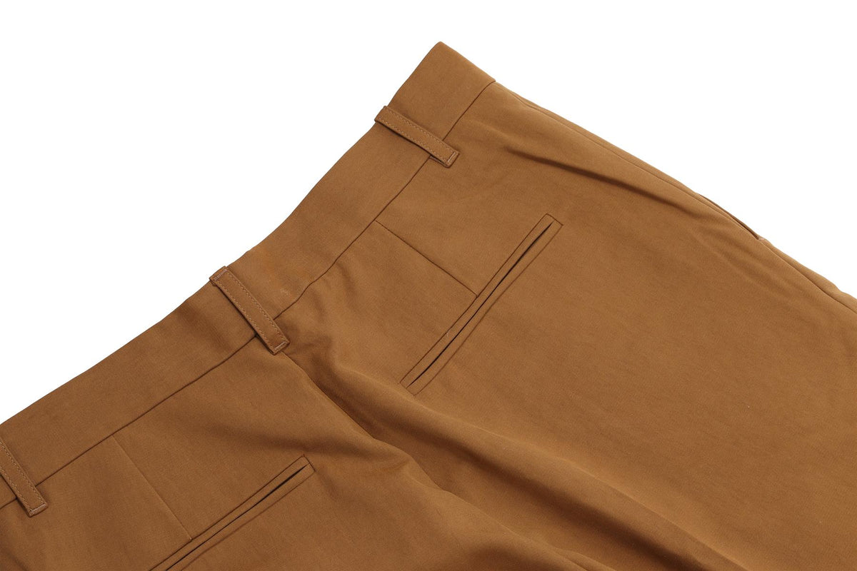 THE ROW BROWN MEN'S COTTON STRAIGHT LEG PANTS W30