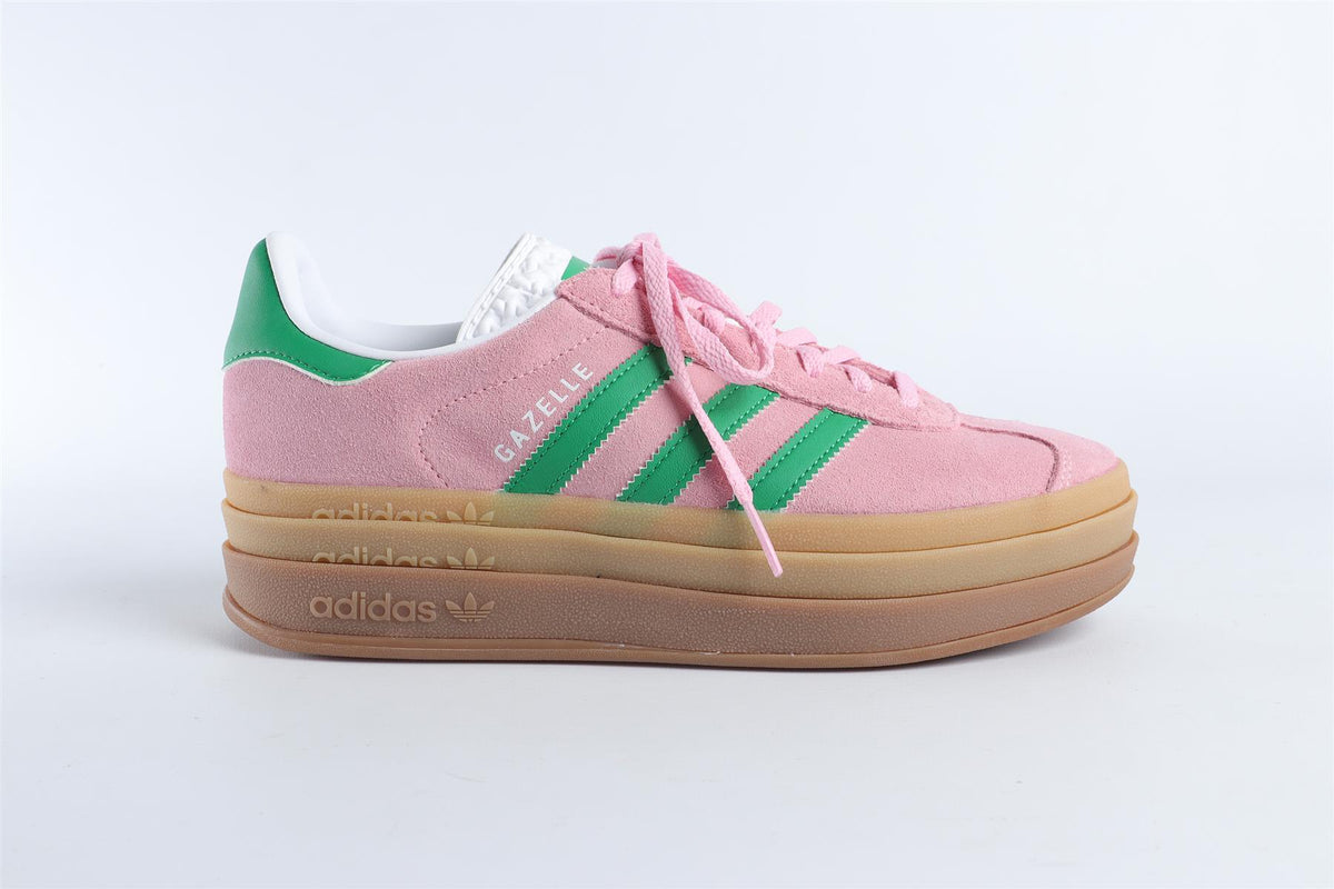 ADIDAS PINK GAZELLE BOLD 'TRUE PINK GREEN' SNEAKERS EU 38.5 UK 5 US 7