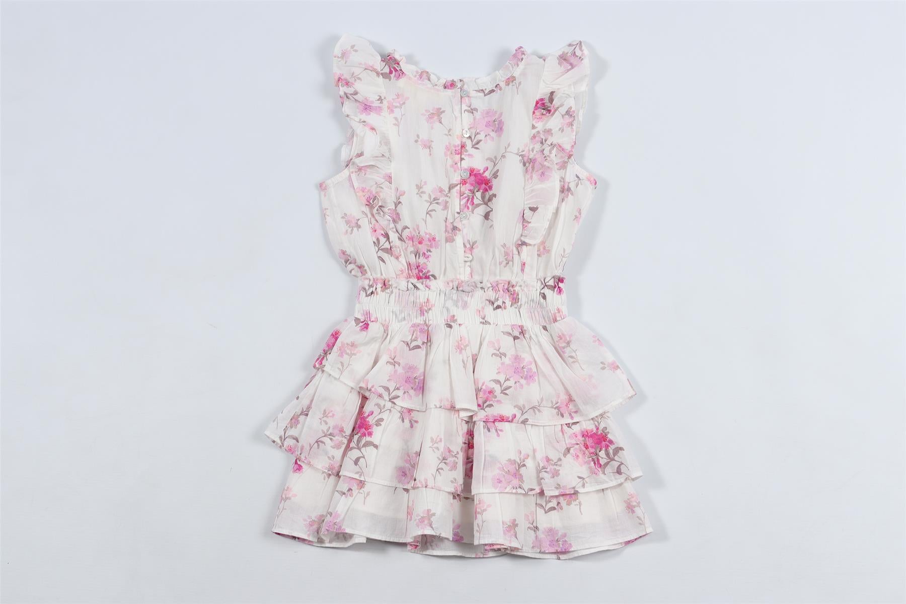 LOVESHACKFANCY WHITE KIDS GIRLS DRESS 4-5 YEARS