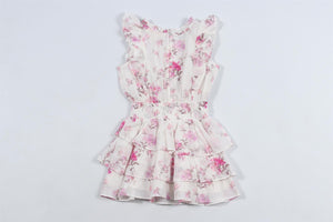 LOVESHACKFANCY WHITE KIDS GIRLS DRESS 4-5 YEARS