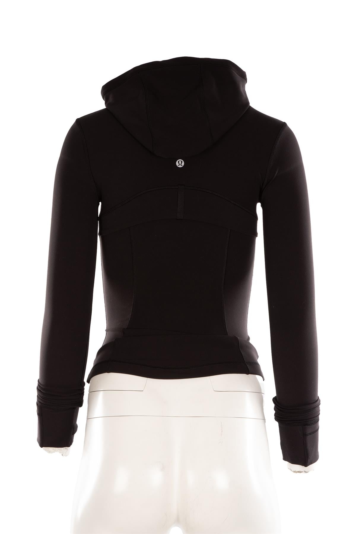 LULULEMON BLACK JERSEY JACKET US 0 UK 4