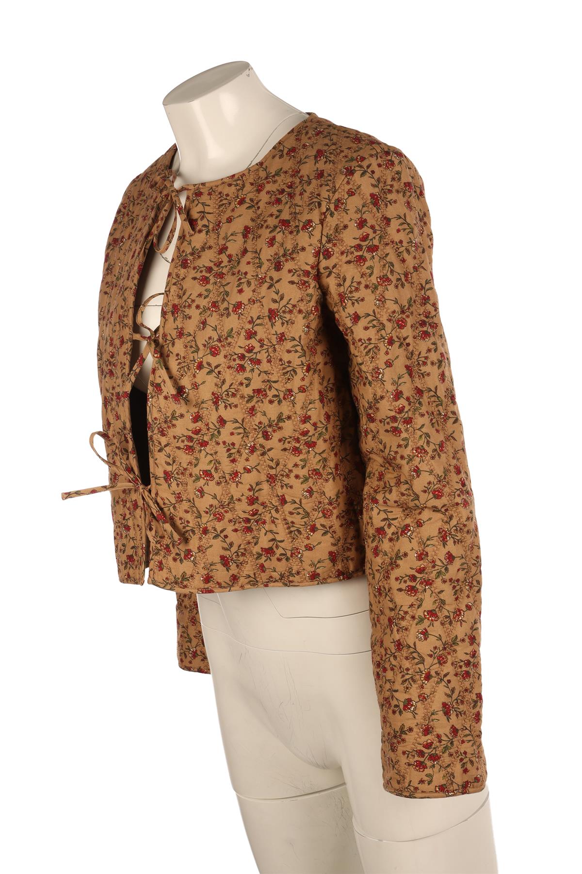 SEZANE BROWN COTTON JACKET FR 38 UK 10