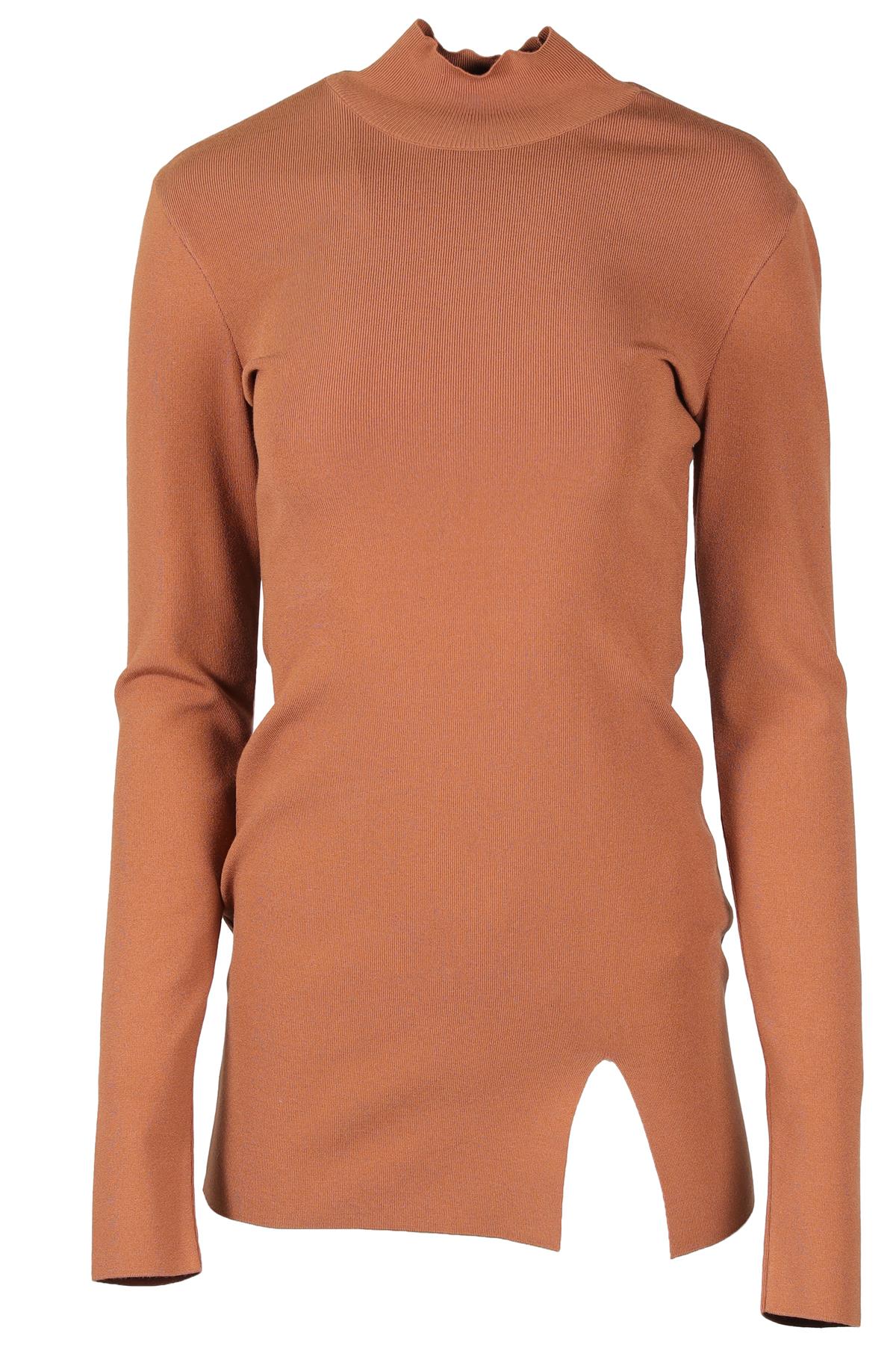 ZEYNEP ARCAY BROWN KNIT MINI DRESS UK 8