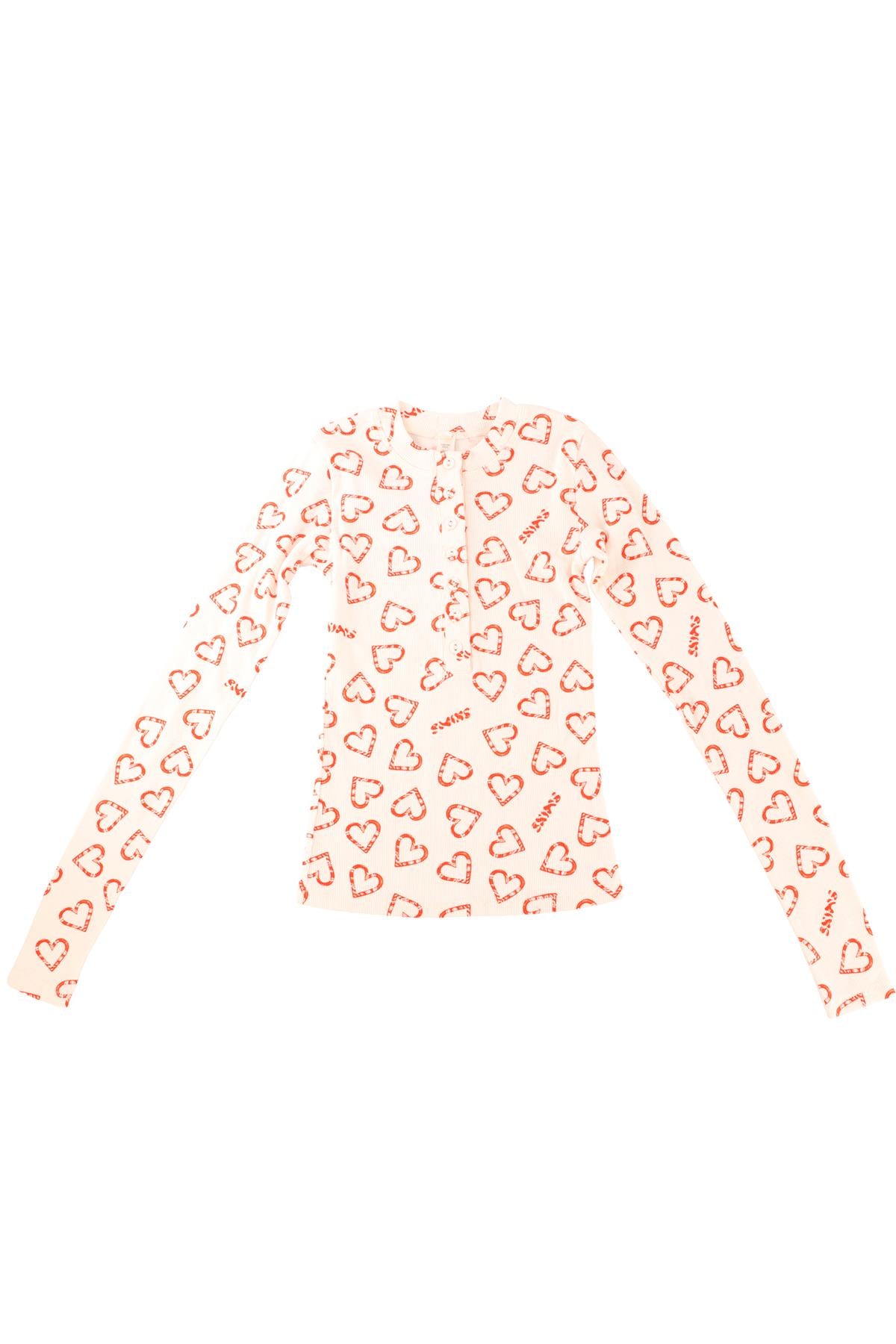 SKIMS CREAM COTTON TOP XXSMALL