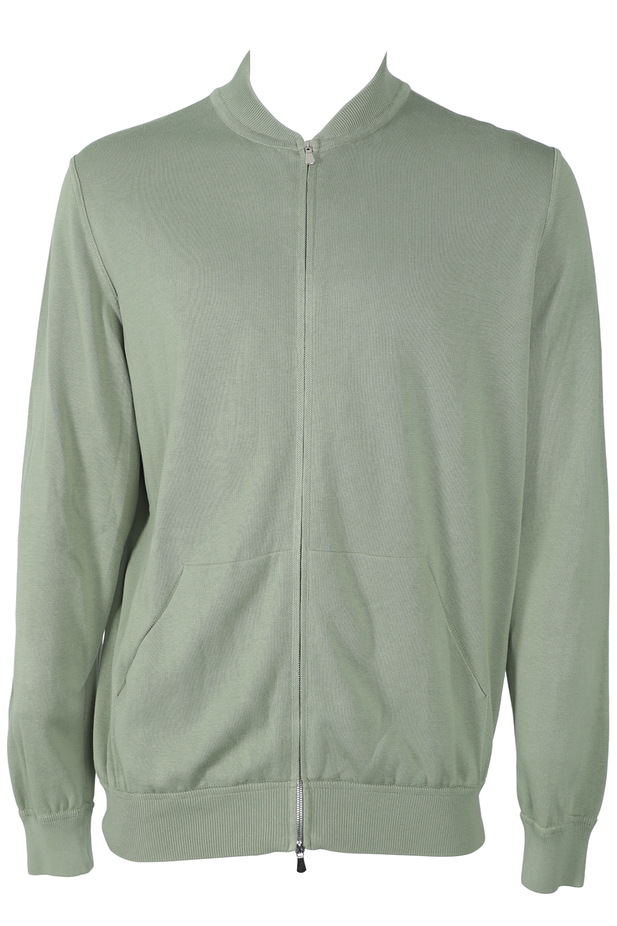 THOM SWEENEY GREEN MEN'S COTTON CARDIGAN XLARGE