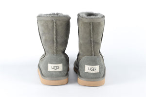 UGG AUSTRALIA GREEN KIDS GIRLS SUEDE BOOTS EU 35 UK 2 US 3