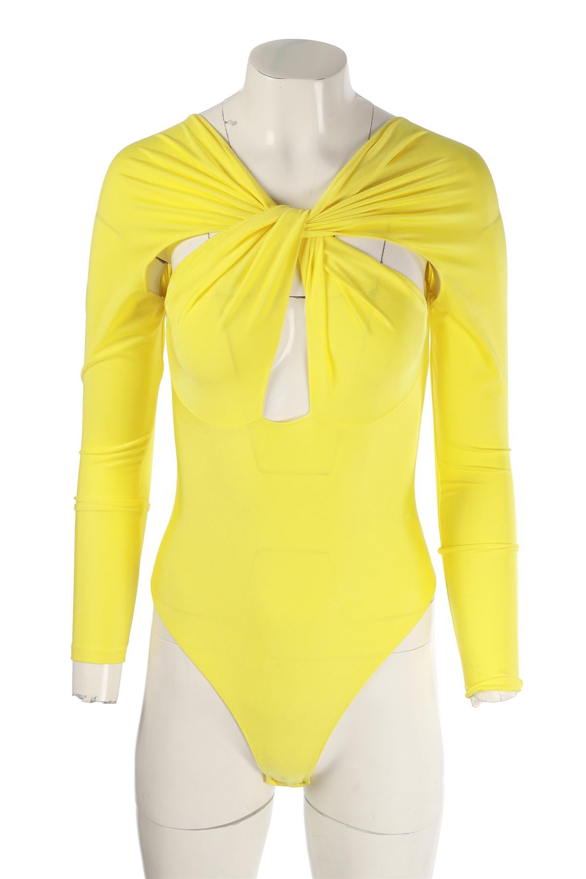 COPERNI YELLOW JERSEY BODYSUIT MEDIUM