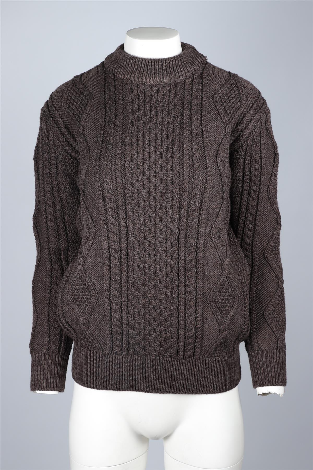 MARC JACOBS BROWN WOOL SWEATER SMALL