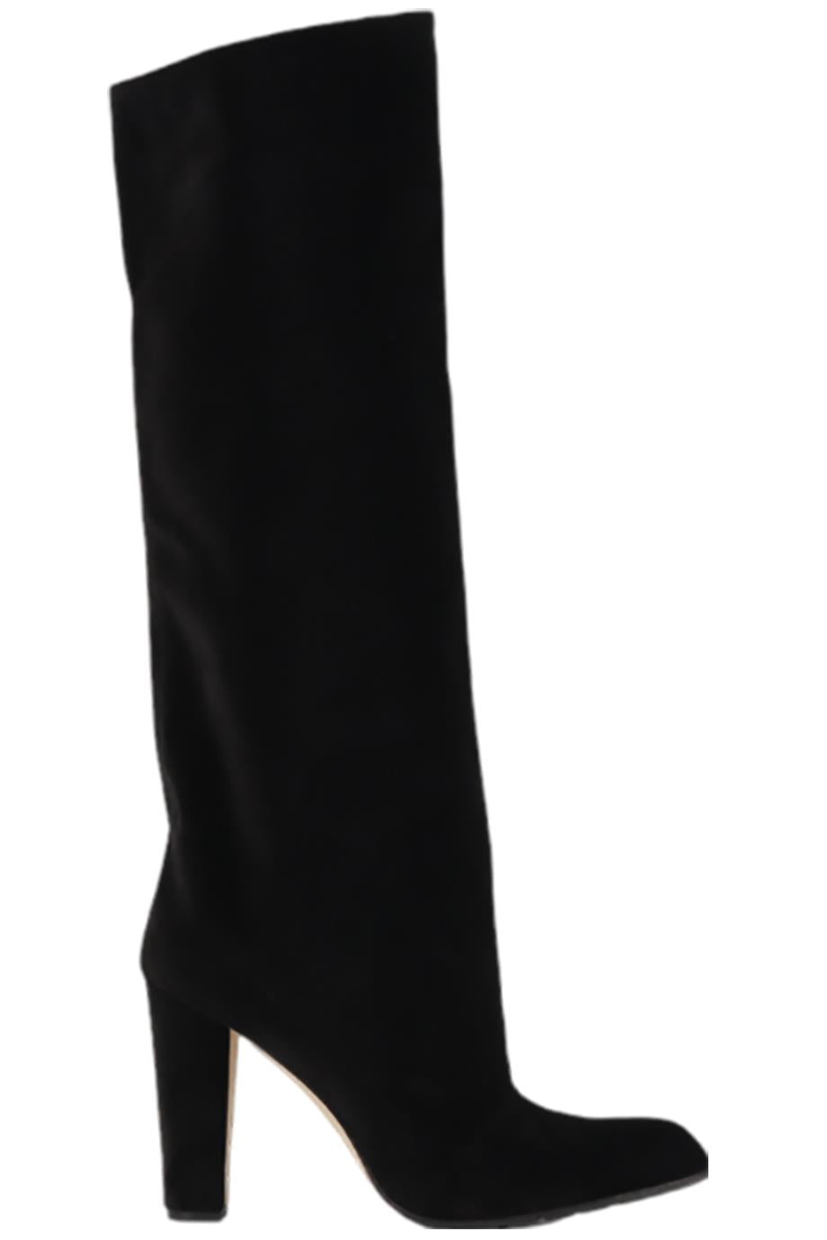 MANOLO BLAHNIK VELVET KNEE HIGH BOOTS EU 38.5 UK 5.5 US 8.5