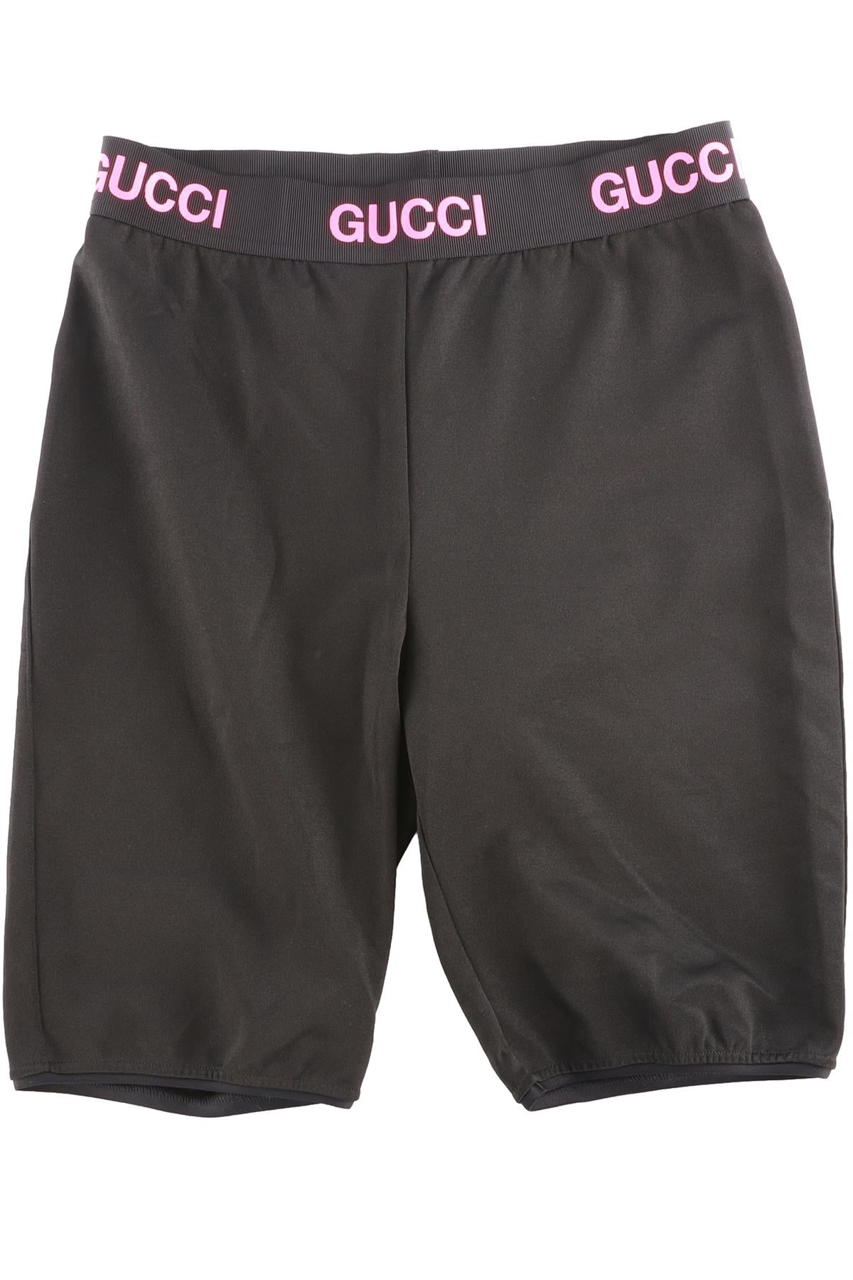 GUCCI BLACK JERSEY SHORTS MEDIUM