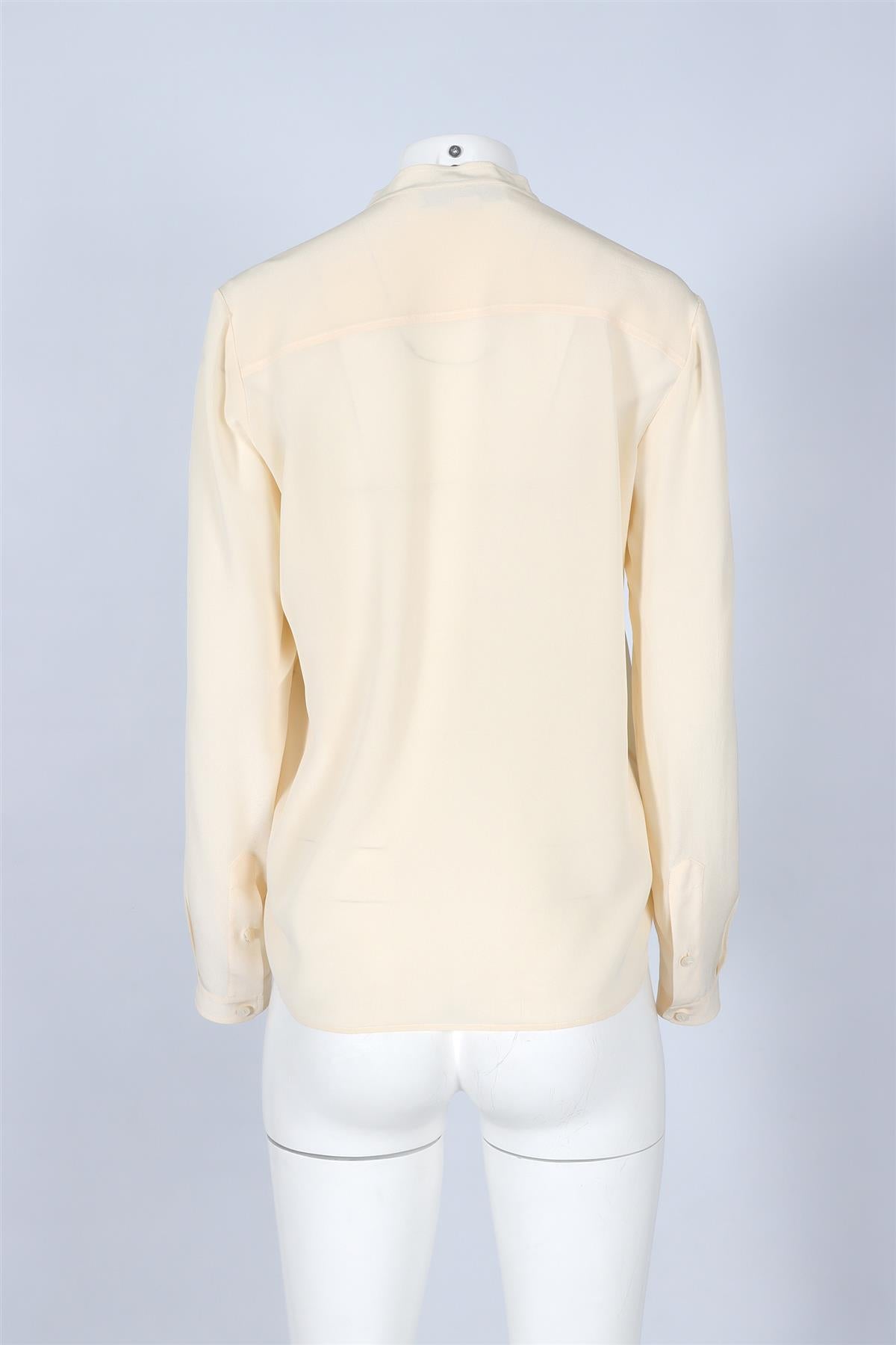 STELLA MCCARTNEY CREAM SILK TOP IT 40 UK 8