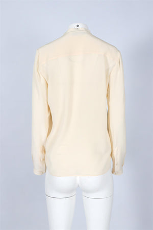 STELLA MCCARTNEY CREAM SILK TOP IT 40 UK 8