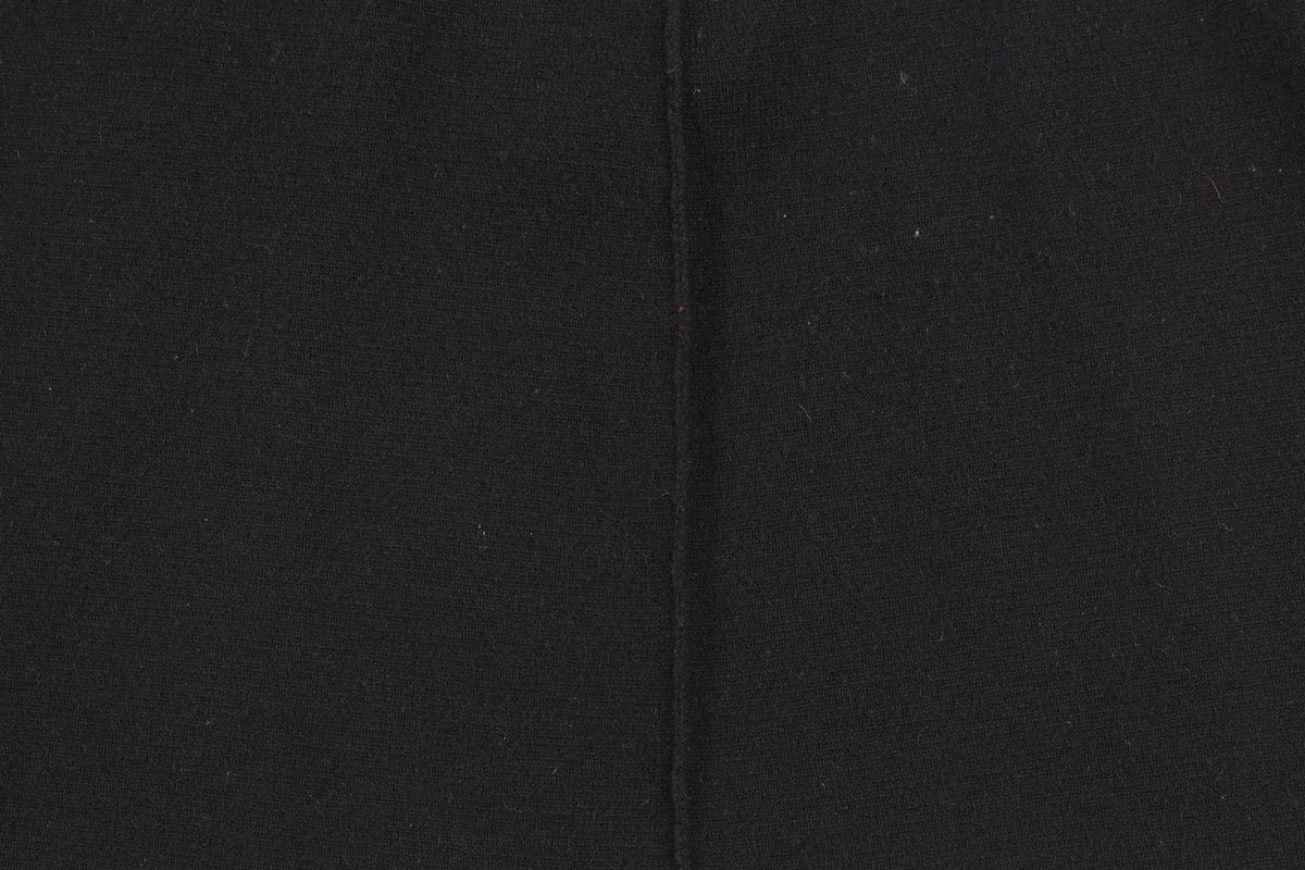 MORESI BLACK CASHMERE MINI SKIRT UK 6