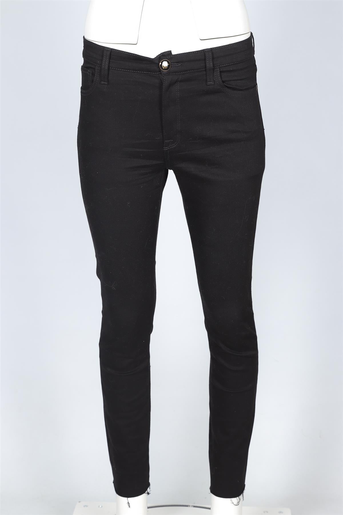 GUCCI BLACK HIGH RISE SKINNY JEANS W30 UK 12