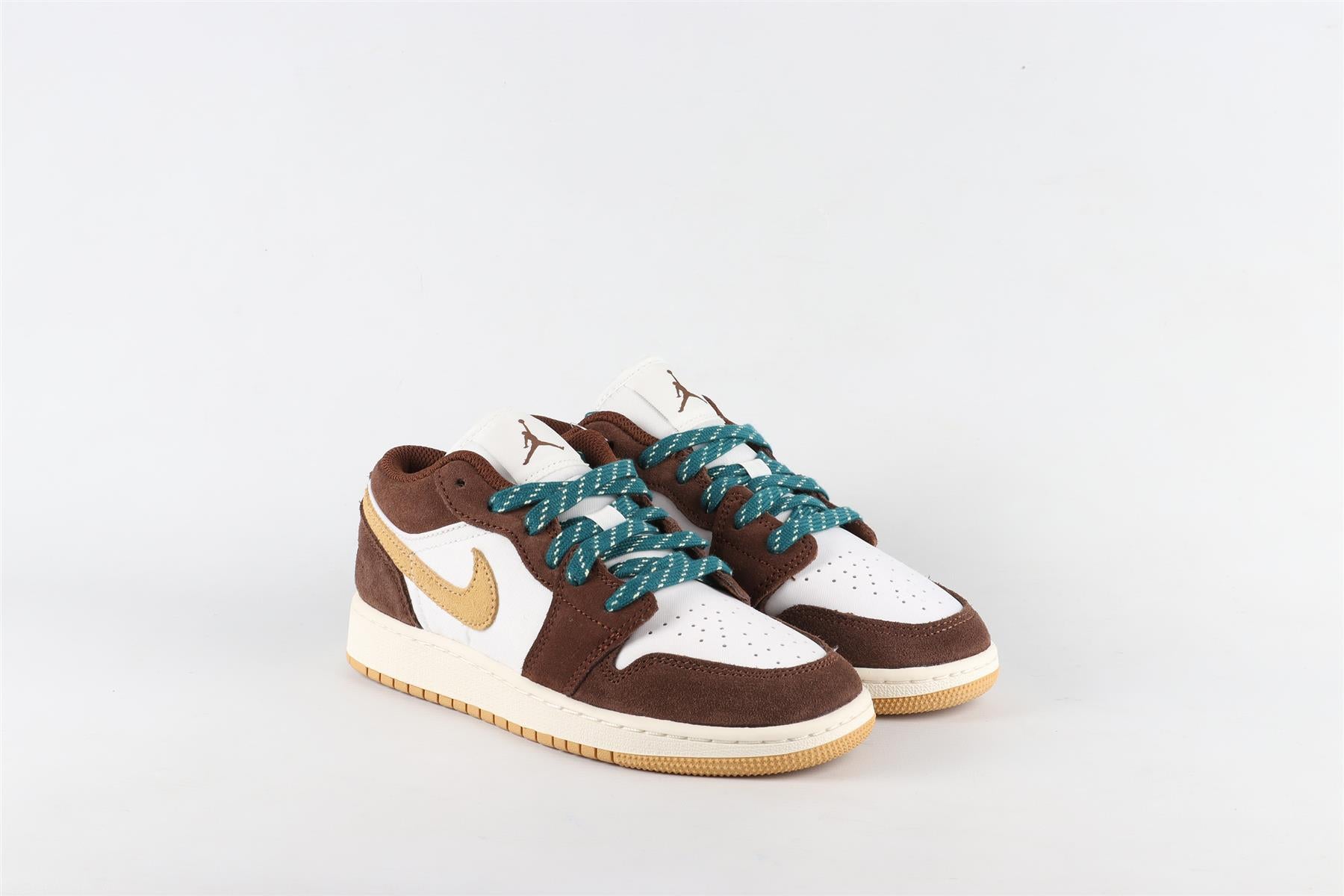 NIKE BROWN KIDS GIRLS AIR JORDAN SNEAKERS EU 35.5 UK 3 US 3.5