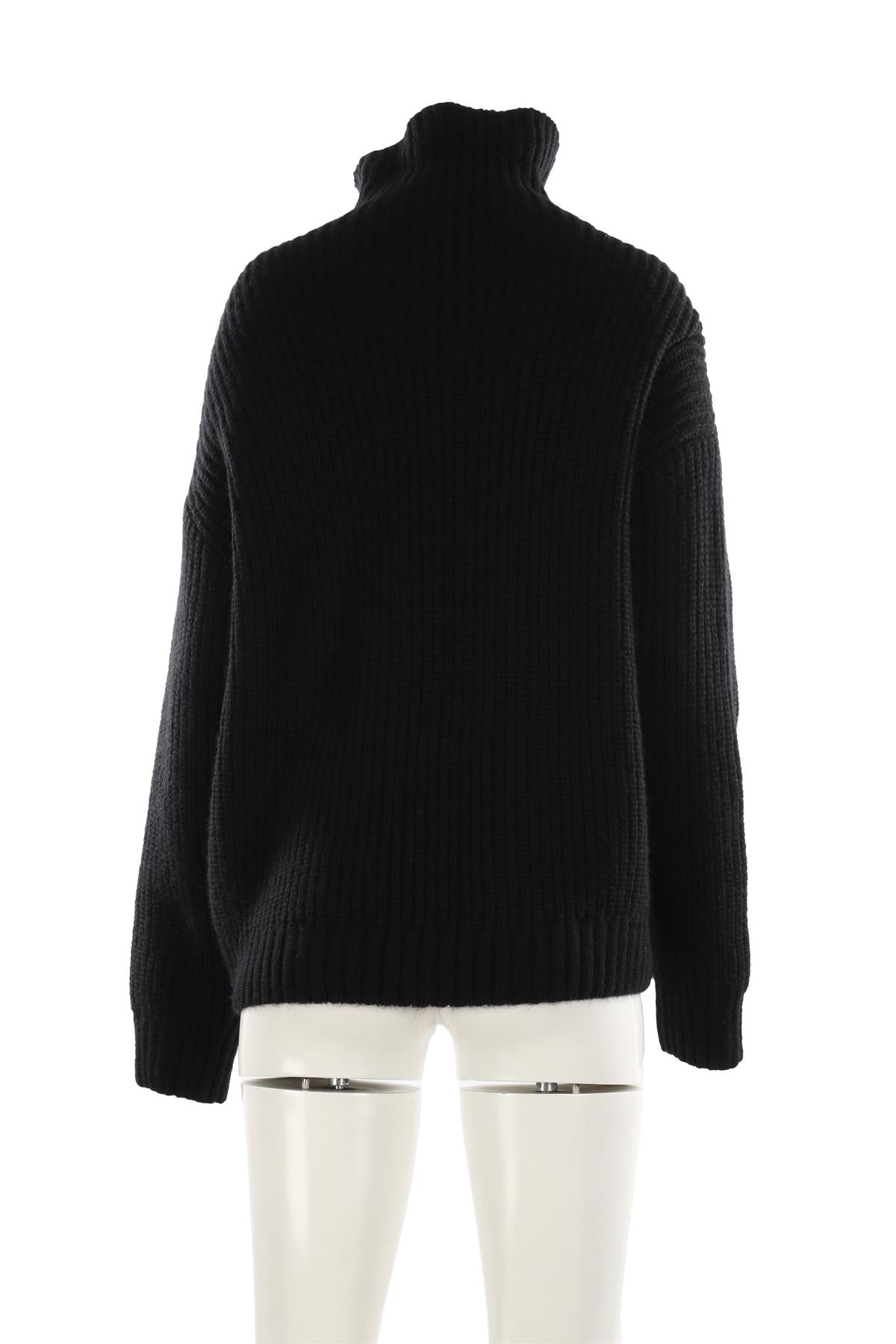 ANINE BING BLACK WOOL SWEATER SMALL