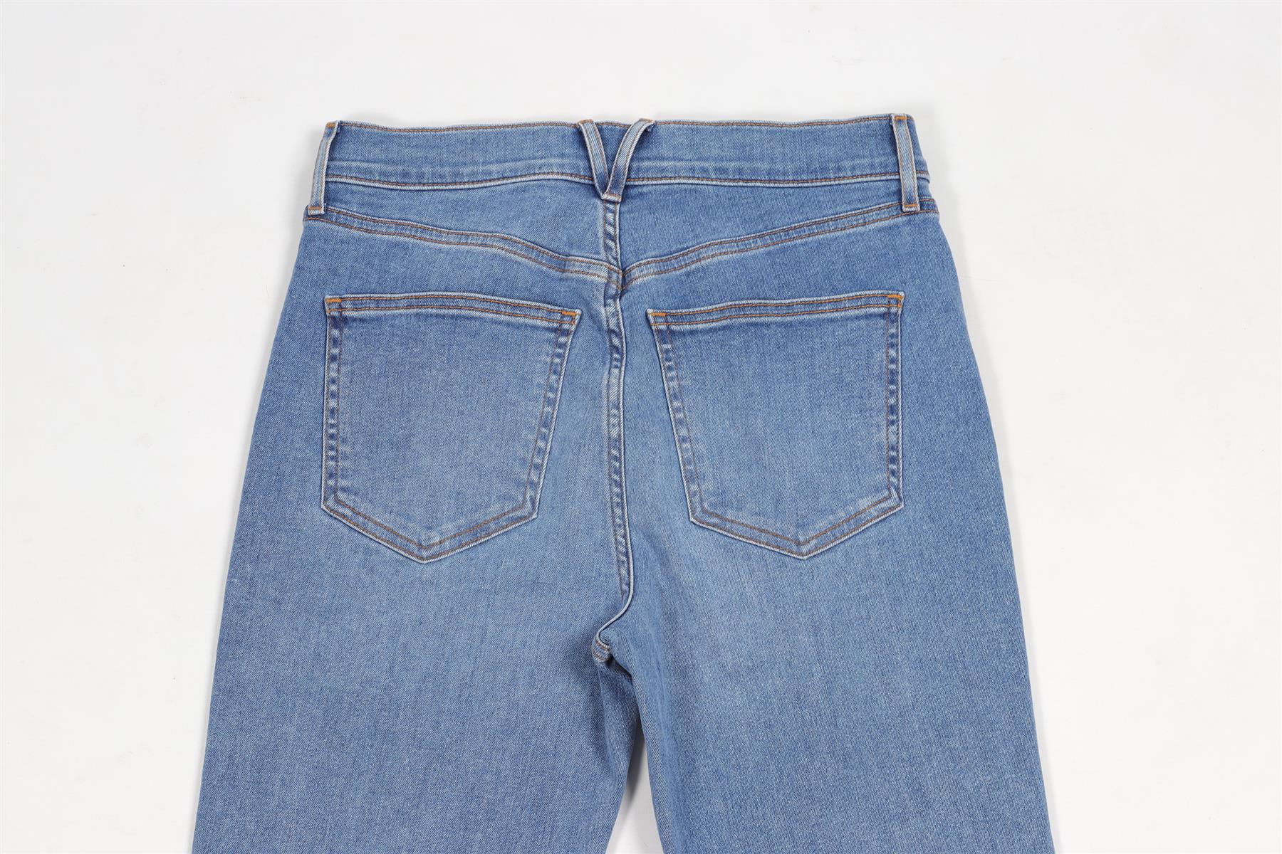 VERONICA BEARD BLUE HIGH RISE FLARED JEANS W28 UK 10