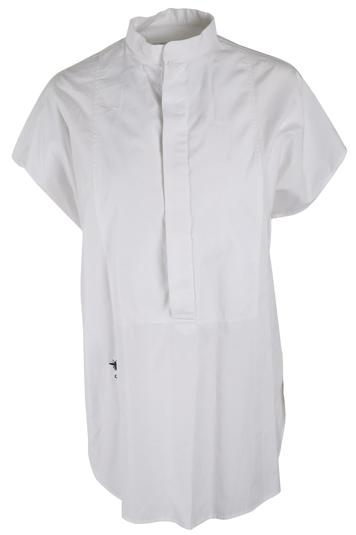 CHRISTIAN DIOR WHITE COTTON TUNIC FR 38 UK 10