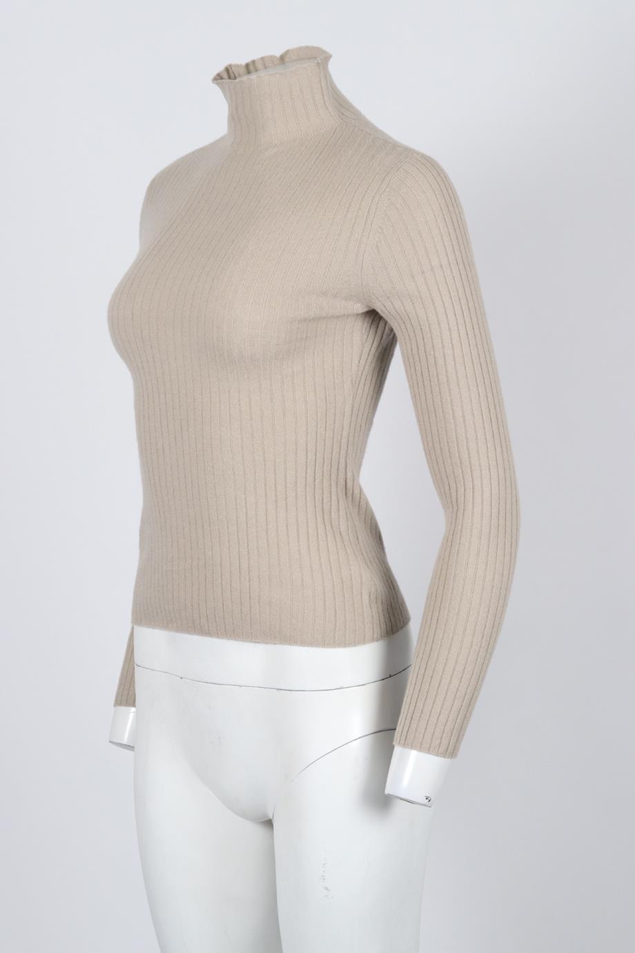 ARCH4 RIBBED CASHMERE TURTLENECK SWEATER SMALL
