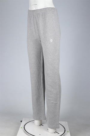 ETERNE GREY COTTON TRACK PANTS SMALL