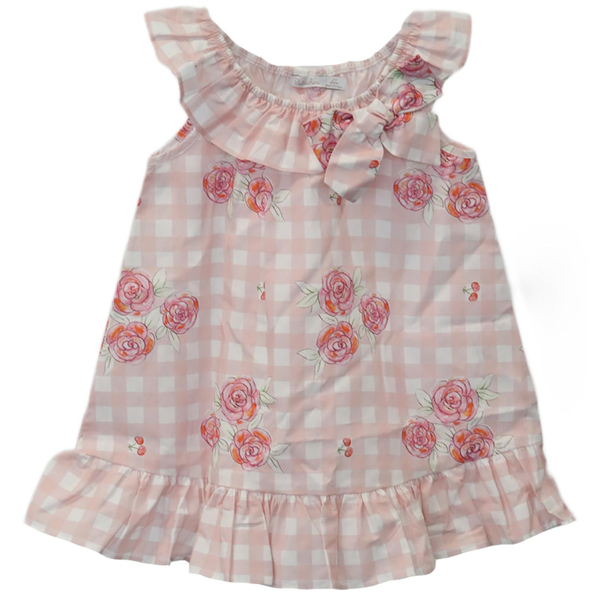 PATACHOU KIDS GIRLS COTTON DRESS 2 YEARS