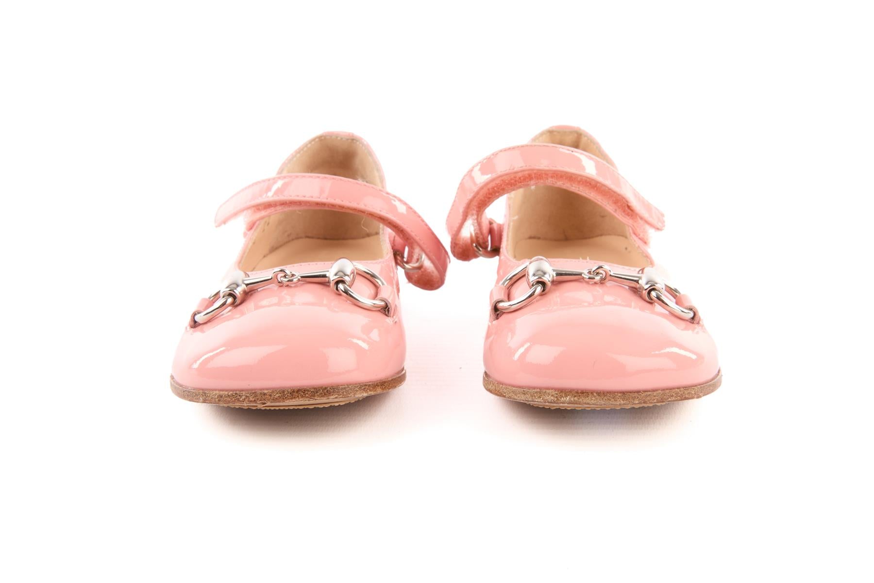 GUCCI PINK KIDS GIRLS BALLET FLATS EU 22 UK 5 US 6