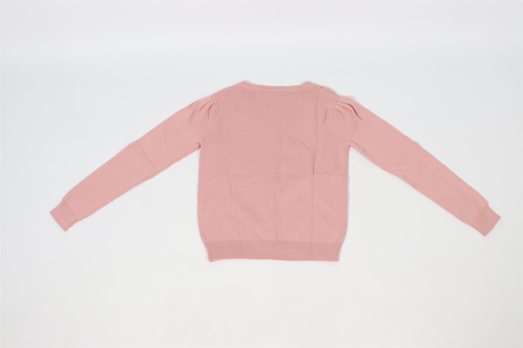 BONPOINT PINK KIDS GIRLS COTTON CARDIGAN 8 YEARS