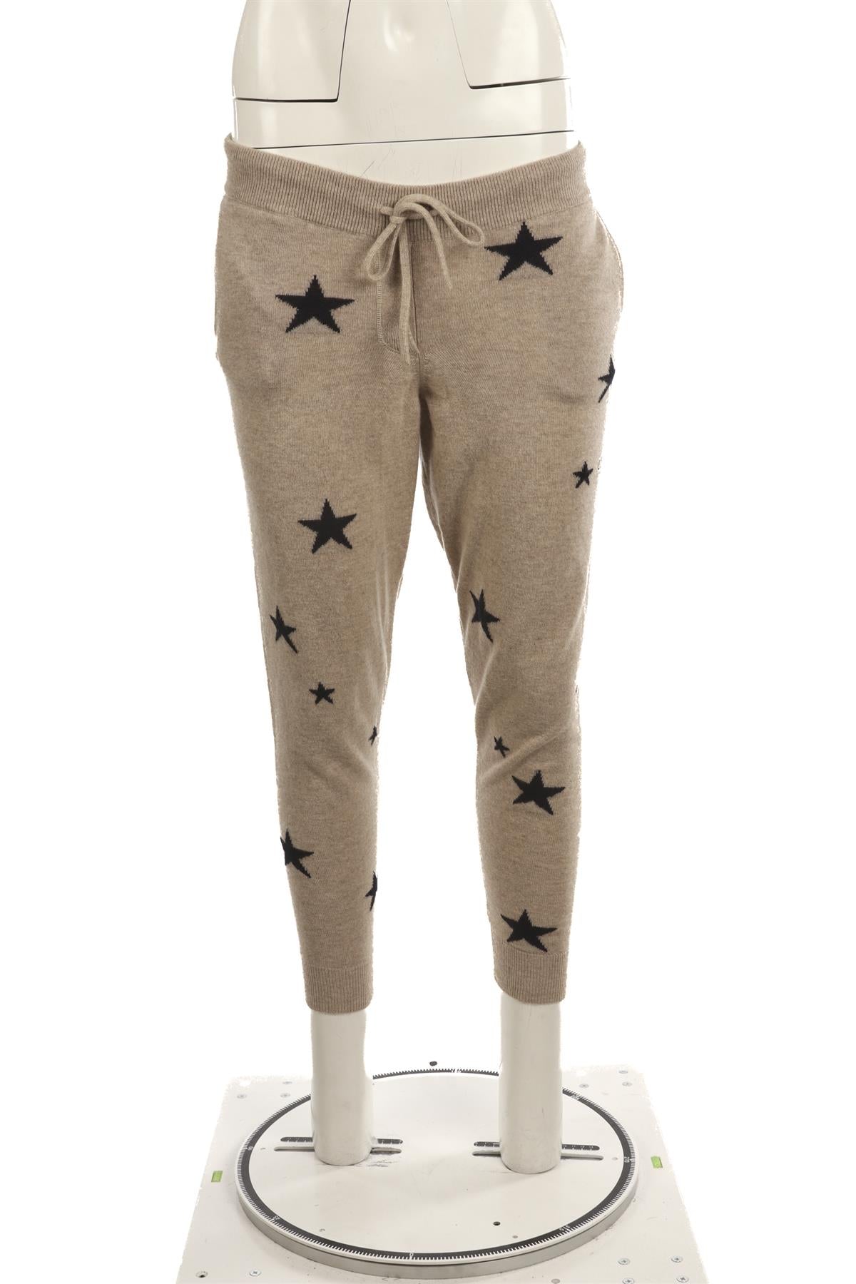 CHINTI & PARKER BEIGE CASHMERE TAPERED PANTS XSMALL