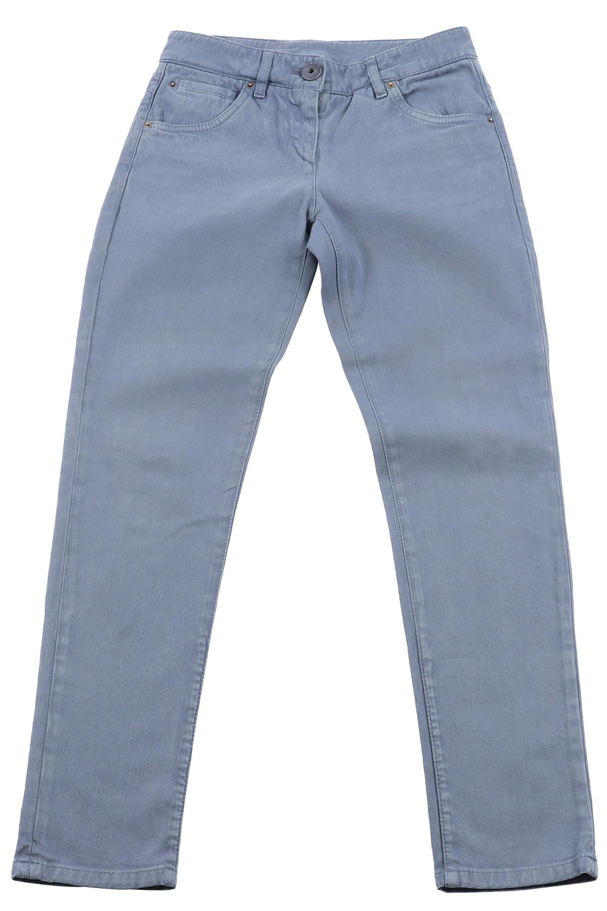 BRUNELLO CUCINELLI GREY HIGH RISE SKINNY JEANS IT 38 UK 6